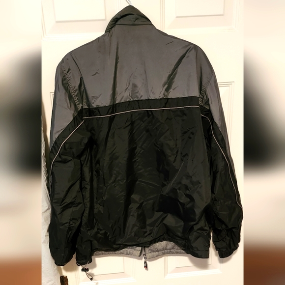 Zero XPosur Men's Fully Lined Zip Up Jacket Size L Black/Gray - Picture 7 of 7